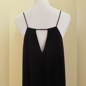 Just Female black dress with cutout
